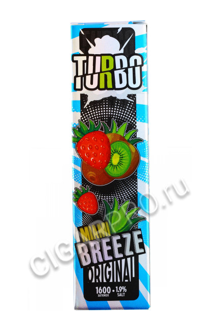 электронная сигарета turbo 1600 miami breeze