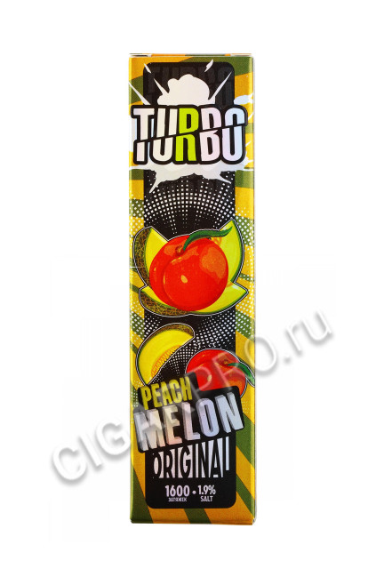 электронная сигарета turbo 1600 peach melon