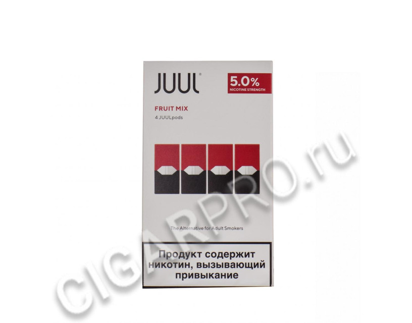 сменный картридж juul fruit mix 4 pods