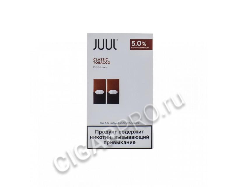 сменный картридж juul classic tobacco 2 pods