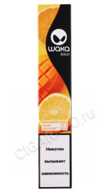 электронная сигарета waka solo 1800 mango orange
