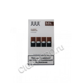 сменный картридж juul classic tobacco 4 pods купить