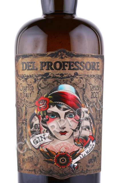 этикетка джин del professore madame 0.7л