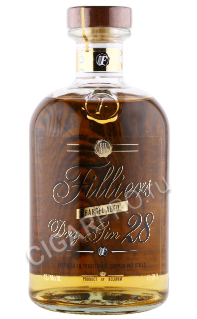 джин filliers dry gin 28 barrel aged 0.5л