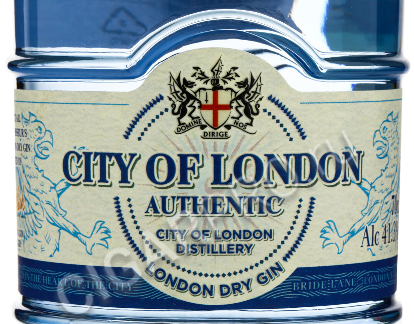 этикетка city of london authentic 0.7 l