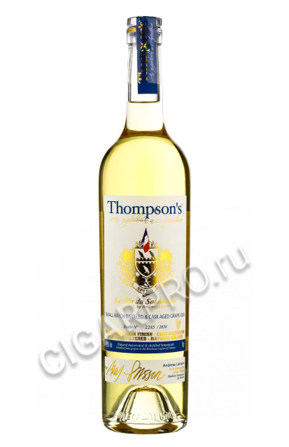 thompsons du sommelier купить джин томпсонс ду сомелье цена
