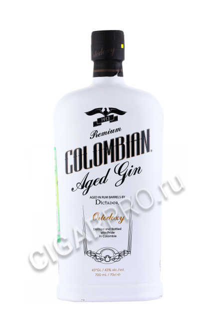 gin dictador colombian ortodoxy 0.7л