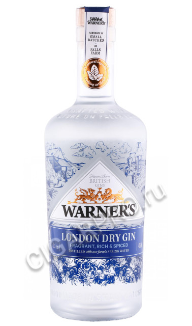 джин warners london dry gin 0.7л