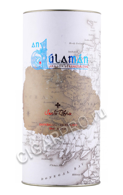 подарочная туба джин an dulaman santa ana armada strength gin 0.5л