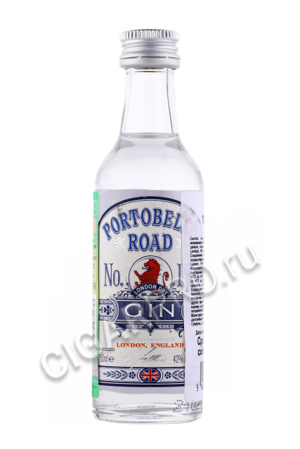 portobello road london dry купить джин портобелло роуд лондон драй 0.05л цена