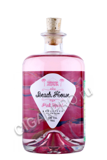 ром beach house pink spiced maurtius rum 0.7л