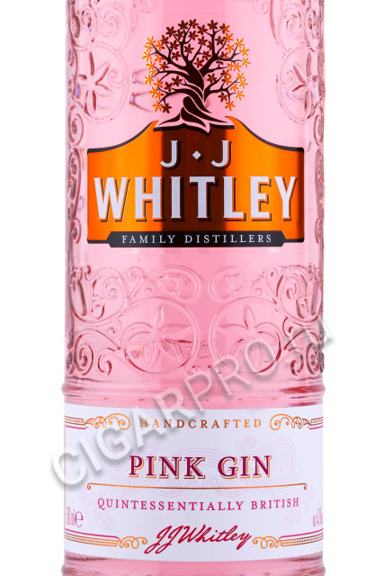 этикетка джин j j whitley pink 0.5л