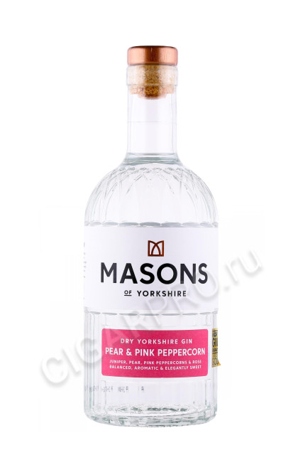 джин masons of yorkshire pear pink peppercorn 0.7л