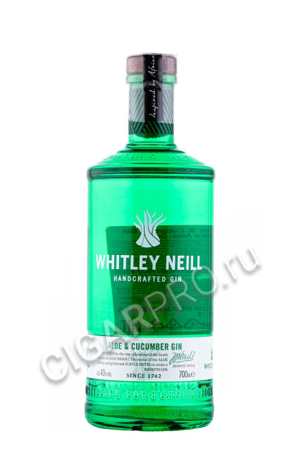 джин whitley neill aloe cucumber gin 0.7л
