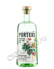 porters tropical old tom gin купить - джин портерс тропикал олд том джин цена