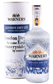 джин warners london dry gin 0.7л в подарочной тубе