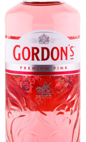 этикетка джин gordons pink 0.7л