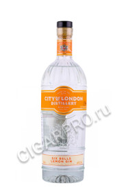 джин city of london six bells lemon 0.7л