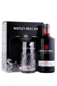джин whitley neill handcrafted dry + стакан 0.7л в подарочной упаковке