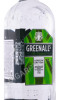 этикетка джин greenalls london dry 1л