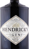 этикетка джин hendricks 0.7л