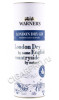 подарочная туба джин warners london dry gin 0.7л