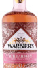 этикетка джин warners rhubarb gin 0.7л