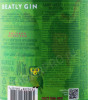 контрэтикетка джин beatly botanical gin 0.7л