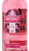 этикетка джин greenalls wild berry 0.7л