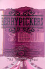 этикетка джин berrypickers 0.7л