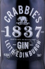 этикетка джин crabbies 1837 0.7л