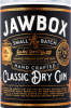 этикетка джин jawbox small batch 0.7л