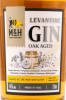 этикетка джин m & h levantine single malt gin oak aged 0.7л