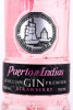 этикетка джин puerto de indias sevillian premium strawberry gin 0.7л