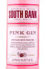 этикетка джин south bank pink gin 0.7л