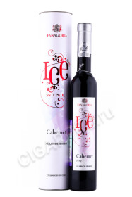вино ice wine cabernet 0.375л в подарочной упаковке