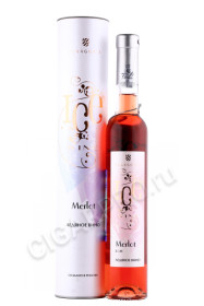 вино ice wine merlot 0.375л в подарочной упаковке