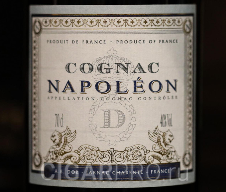 A.E.Dor Napoleon Выдержка коньяка Napoleon