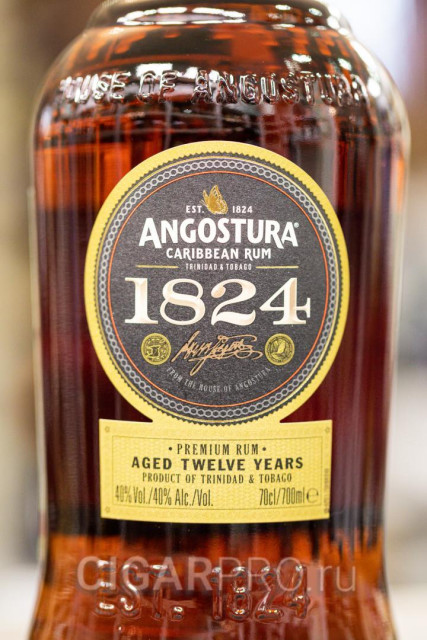 описание этикетки Рома Ангостура 1824 Эйджид описание этикетки Rum Angostura 1824 Aged