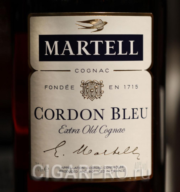 Martell Cordon Bleu Подробности коньяка Martell Cordon Bleu