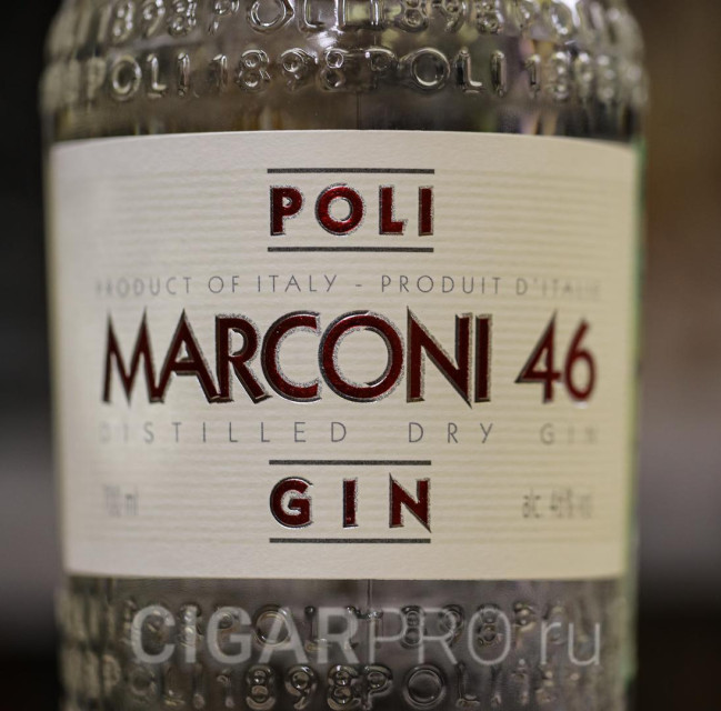 Gin Poli Marconi 46 Итальянский джин