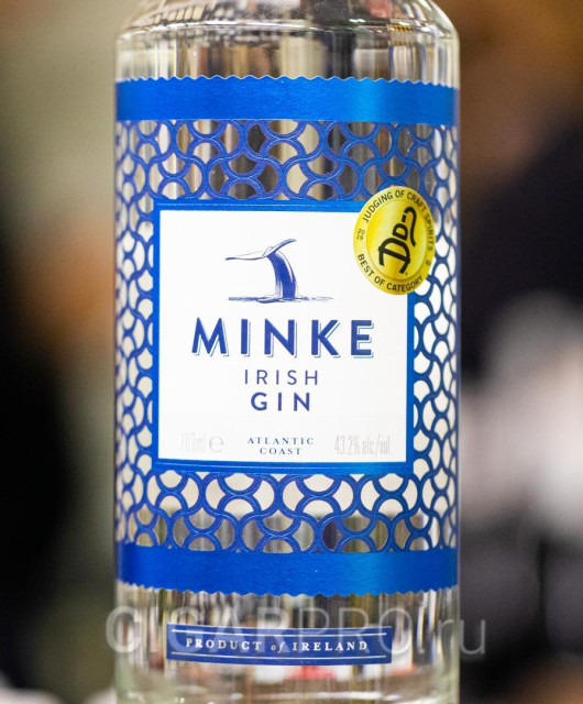 Подробное описание этикетки джина Минке Подробное описание этикетки джина Minke