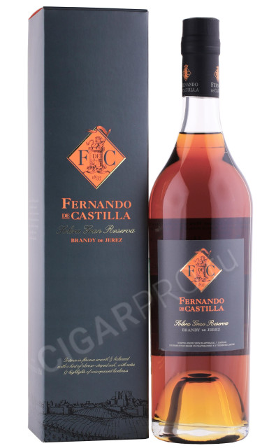 бренди fernando de castilla solera gran reserva 0.7л в подарочной упаковке