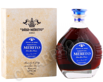 бренди marques del merito solera gran reserva 0.7л в подарочной упаковке