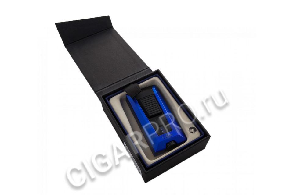 зажигалка colibri stealth 3 metallic blue cb li-900t4