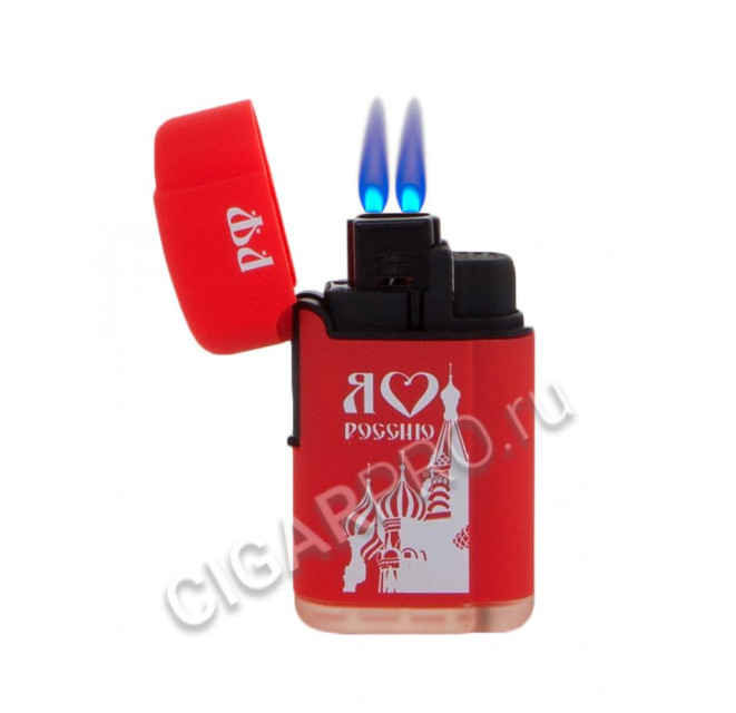 зажигалка pride double jet flame red цена