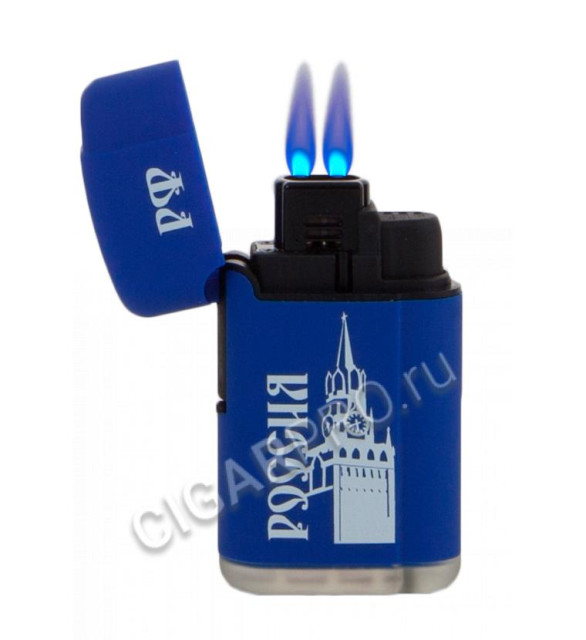 зажигалка pride double jet flame blue цена