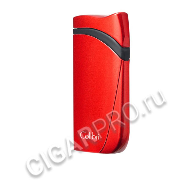 зажигалка сигарная colibri falcon, красный металлик li310t12