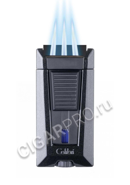 зажигалка сигарная colibri stealth черный металлик li900t1