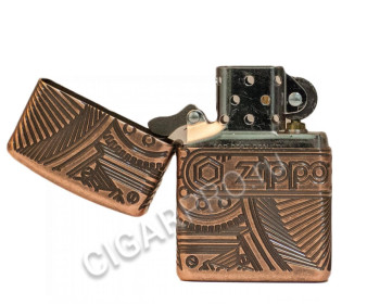 zippo 29523 gears antique copper™